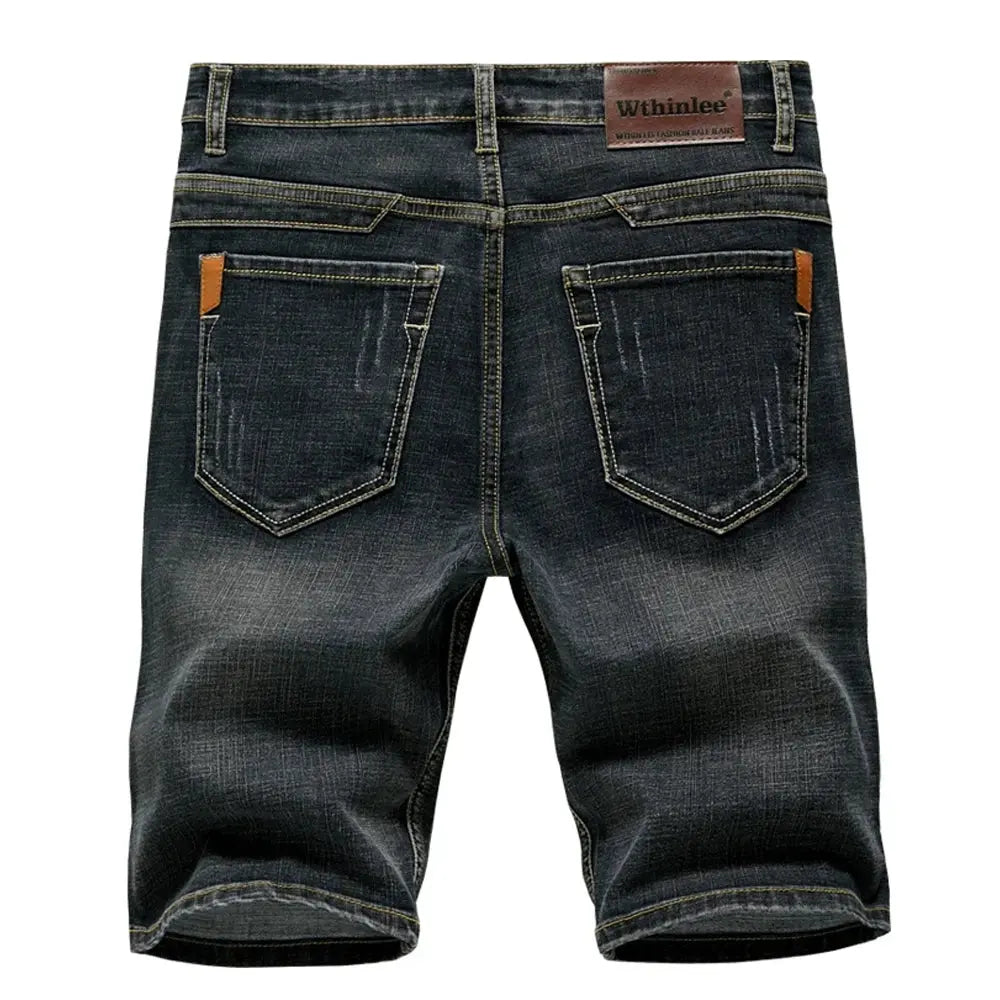 Classic Shorts Jeans Men Denim Pants Straight Stretch Pleasant Product Express Inc