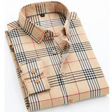 Men's Plaid Shirt Long Sleeved