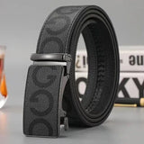 High-quality Luxury Men's Belts with Alloy ASutomatic Buckle Pleasant Product Express Inc