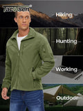 Full Zip Hiking Jackets Men's Outdoor Camping Fleece