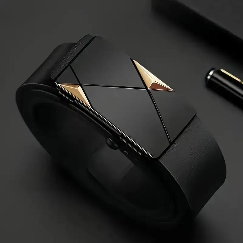 Men's Business Belt Alloy Automatic Buckle Belt Fashion Pleasant Product Express Inc