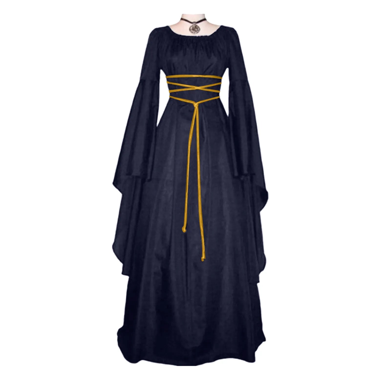 Victorian Gothic Queen Evening Dress Medieval