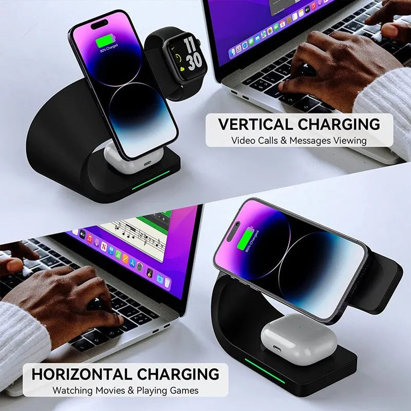 Magnetic Wireless Charger Stand 15W Induction - Pleasant Product