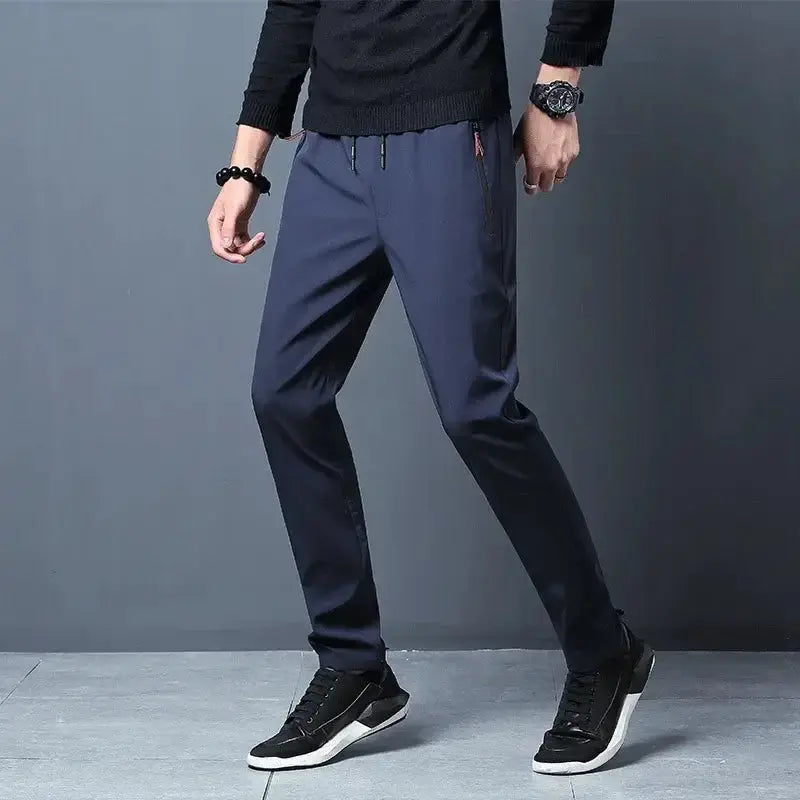 Men's Casual Pants Straight Slim Fit Pleasant Product Express Inc