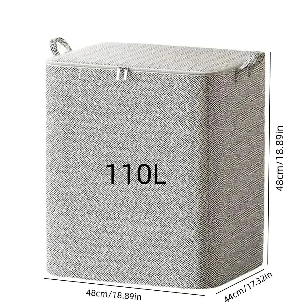 Large Capacity Clothes Storage Bag Organizer With Reinforced Handle Pleasant Product Express Inc