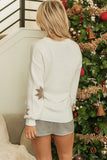 Snowflake Christmas Tunic Sweater-1