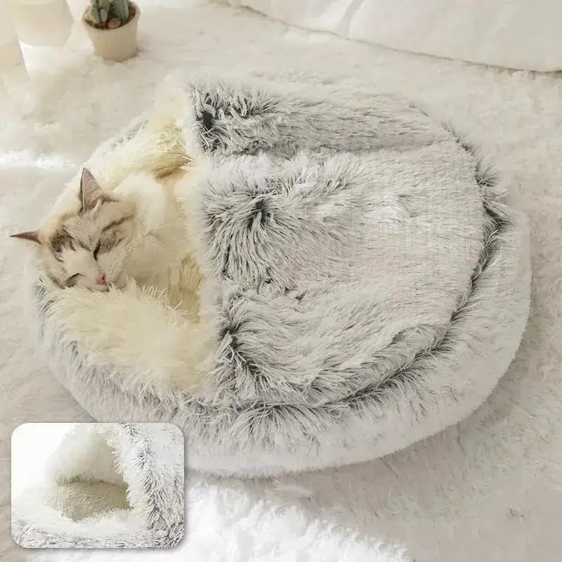 Soft Plush Pet Bed with CoverPleasant Product