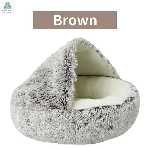 Soft Plush Pet Bed with CoverPleasant Product
