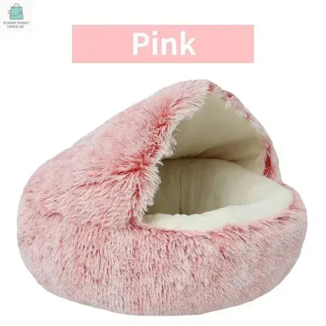 Soft Plush Pet Bed with CoverPleasant Product