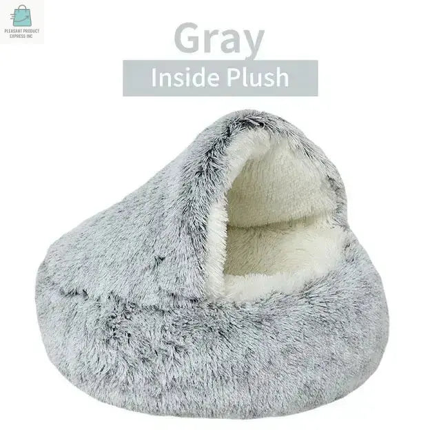 Soft Plush Pet Bed with CoverPleasant Product