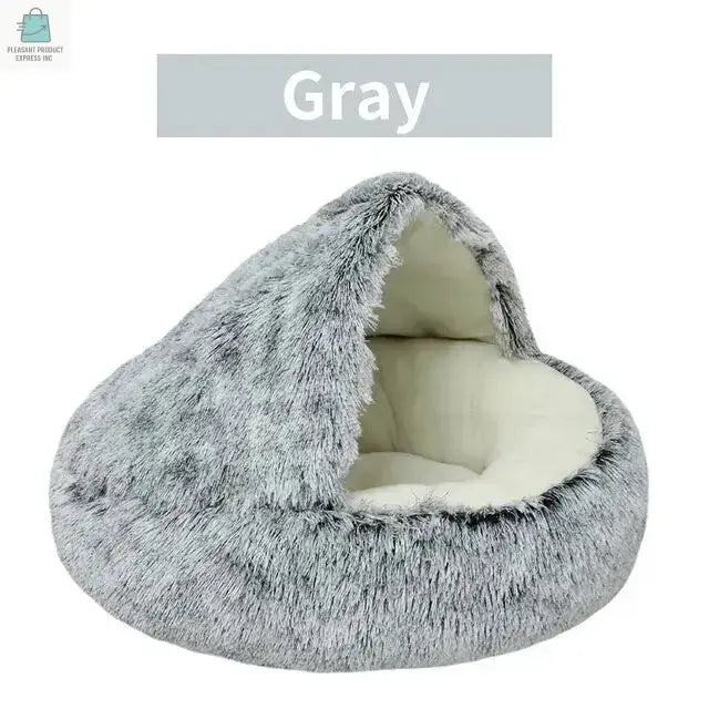 Soft Plush Pet Bed with CoverPleasant Product