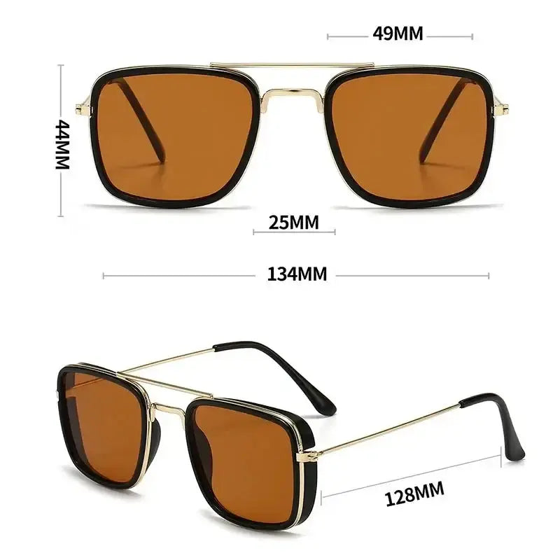 Sunglasses, European and American Metal Small Square Frame 1pc, 2pcs, 3pcsPleasant Product