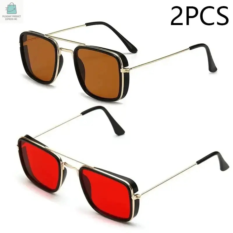 Sunglasses, European and American Metal Small Square Frame 1pc, 2pcs, 3pcsPleasant Product