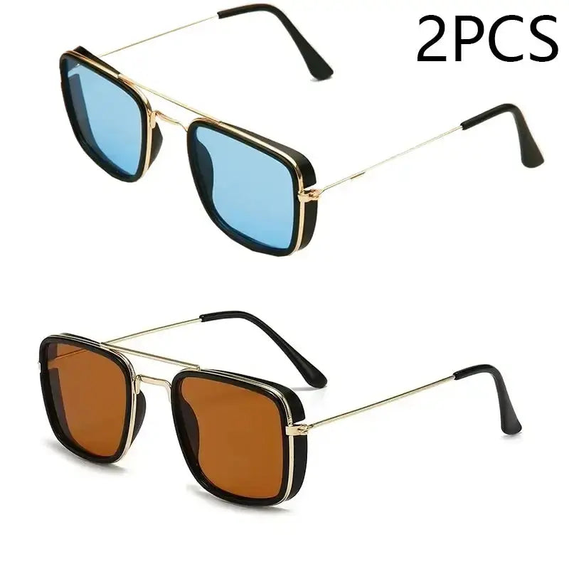 Sunglasses, European and American Metal Small Square Frame 1pc, 2pcs, 3pcsPleasant Product