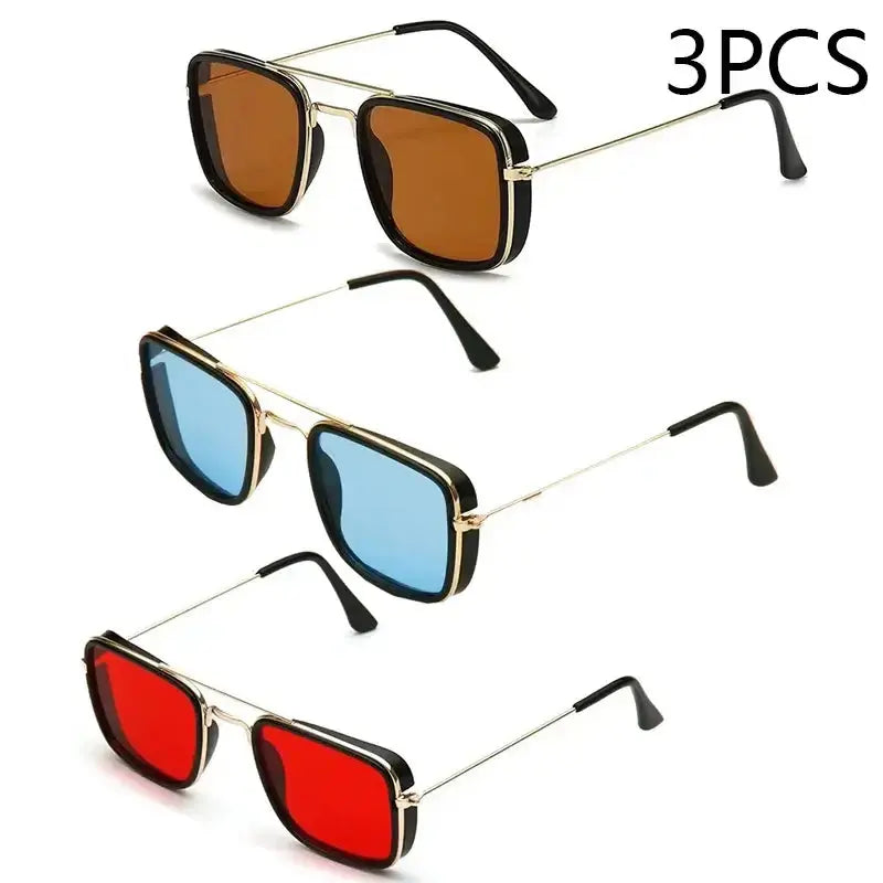 Sunglasses, European and American Metal Small Square Frame 1pc, 2pcs, 3pcsPleasant Product