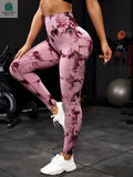 Tie Dye Yoga Pants Sport Leggings Women Seamless High WaistPleasant Product