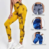 Tie Dye Yoga Pants Sport Leggings Women Seamless High WaistPleasant Product