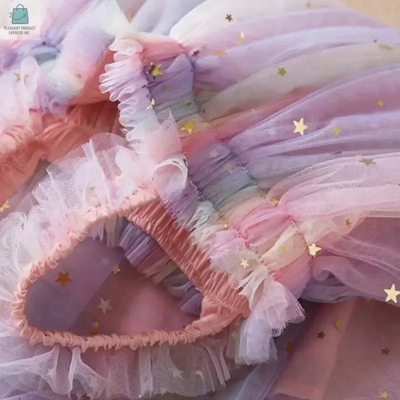 Toddler Baby Girl Dress RainbowPleasant Product