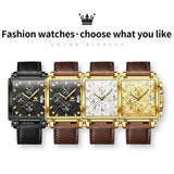 Top Brand Men's Watches Luxury Square Quartz WristPleasant Product
