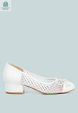 Tudum Rhinestone Detail Mesh Ballerinas-0