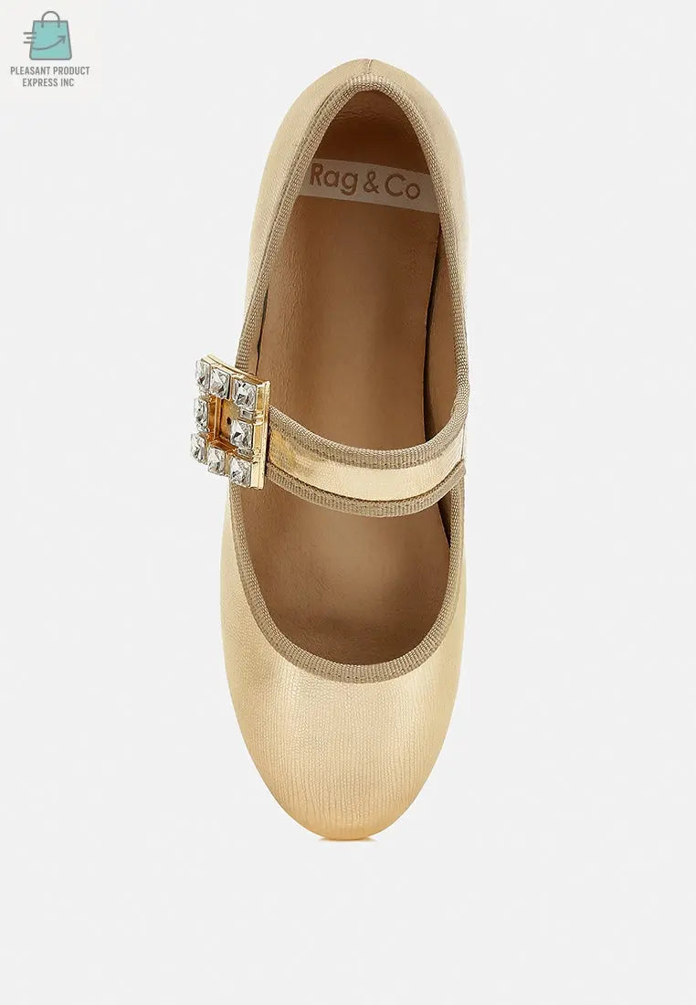 Upstage Brooch Mary Jane Ballerinas-3