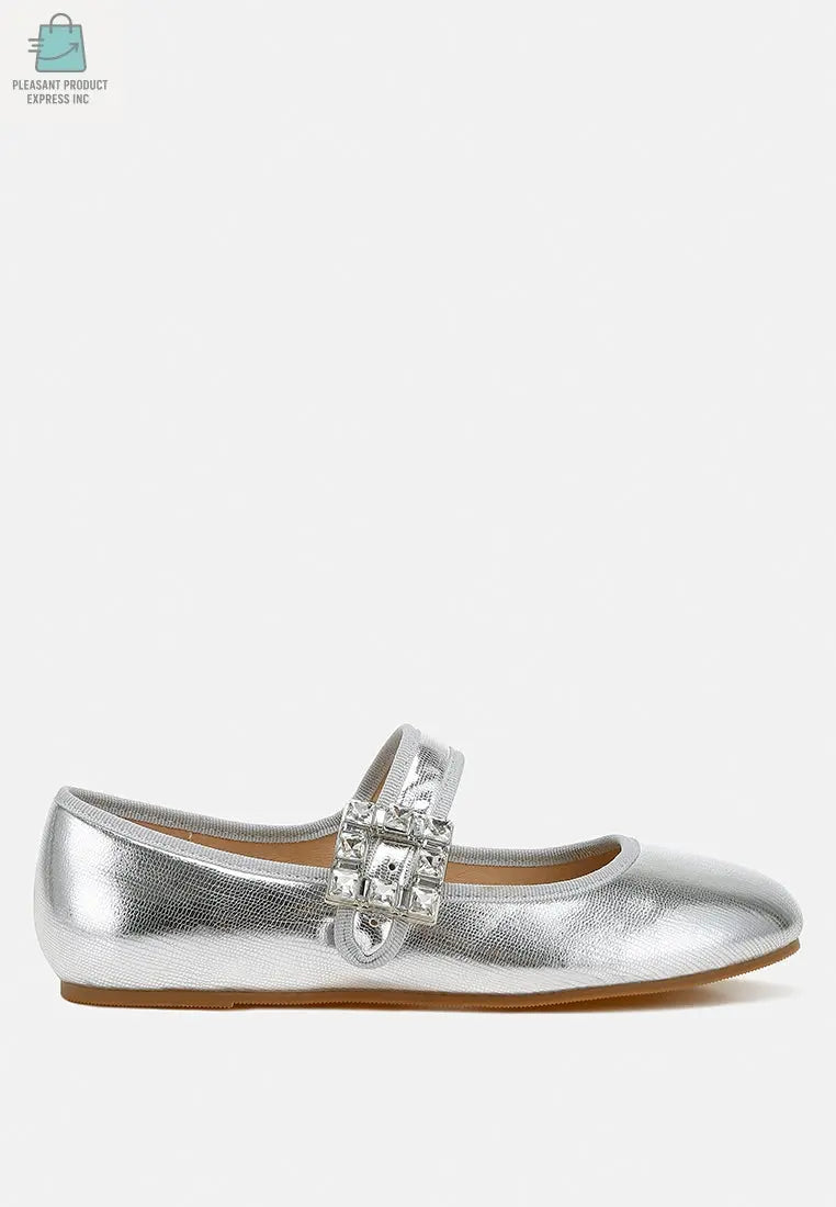 Upstage Brooch Mary Jane Ballerinas-6
