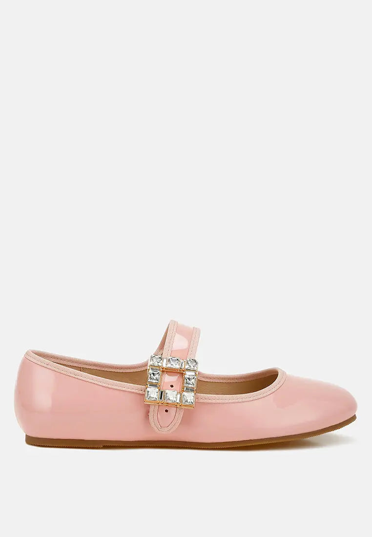 Upstage Brooch Mary Jane Ballerinas-8
