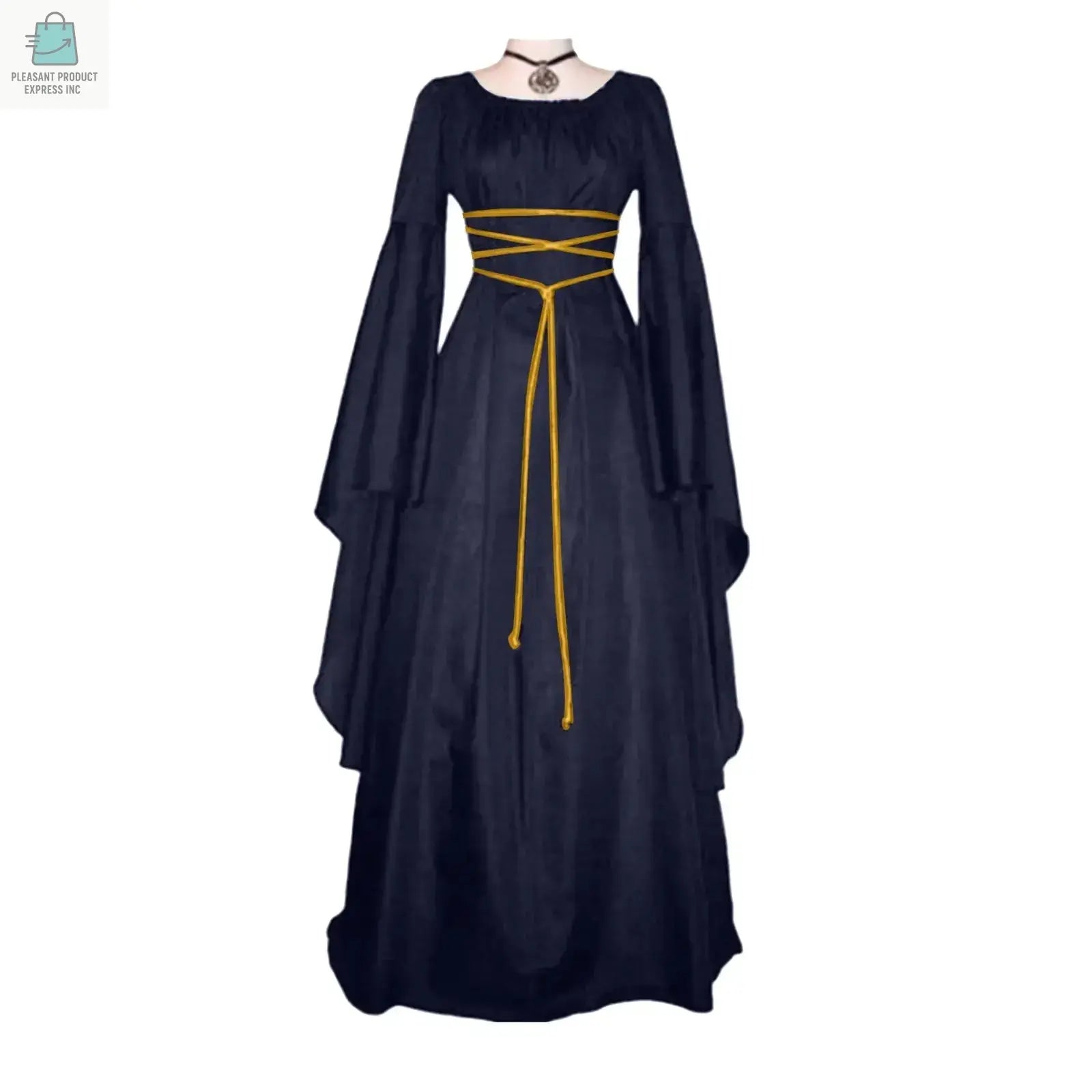 Victorian Gothic Queen Evening Dress MedievalPleasant Product