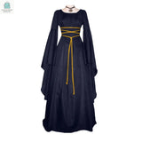 Victorian Gothic Queen Evening Dress MedievalPleasant Product