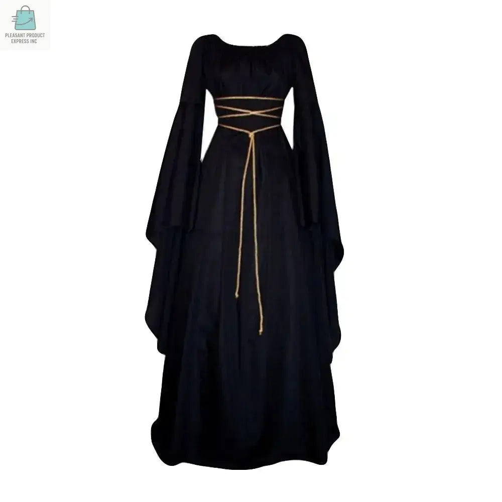 Victorian Gothic Queen Evening Dress MedievalPleasant Product