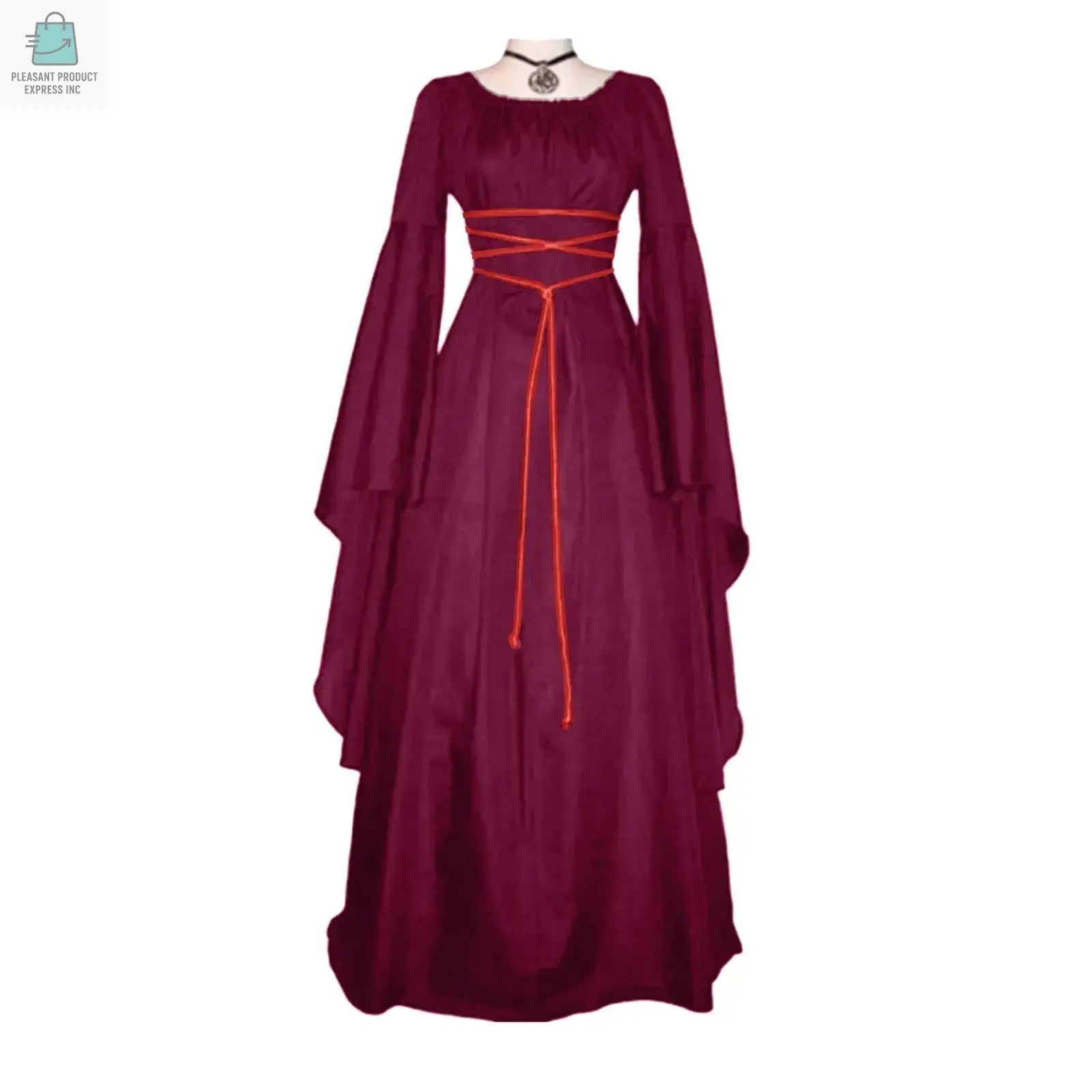 Victorian Gothic Queen Evening Dress MedievalPleasant Product