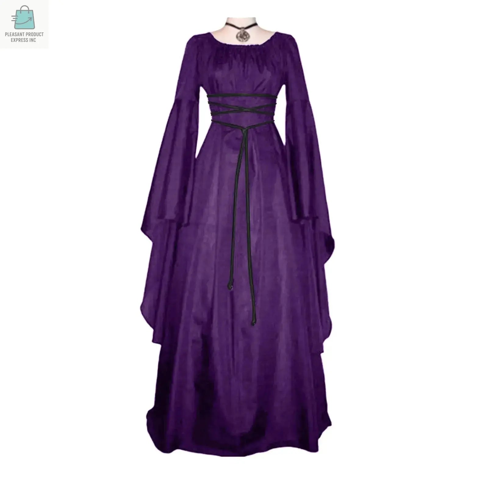 Victorian Gothic Queen Evening Dress MedievalPleasant Product
