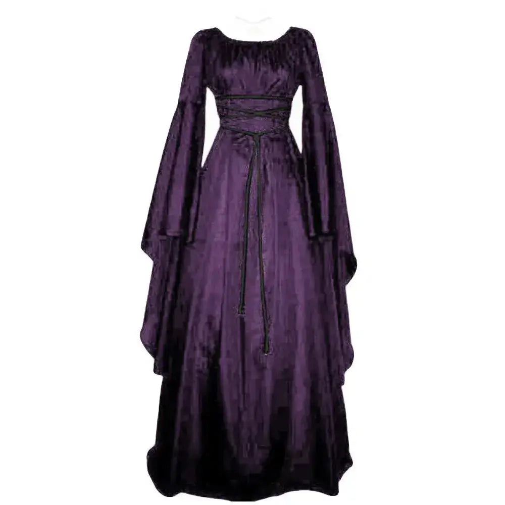 Victorian Gothic Queen Evening Dress MedievalPleasant Product