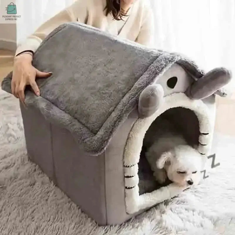 Warm Dog House Soft Pet BedPleasant Product