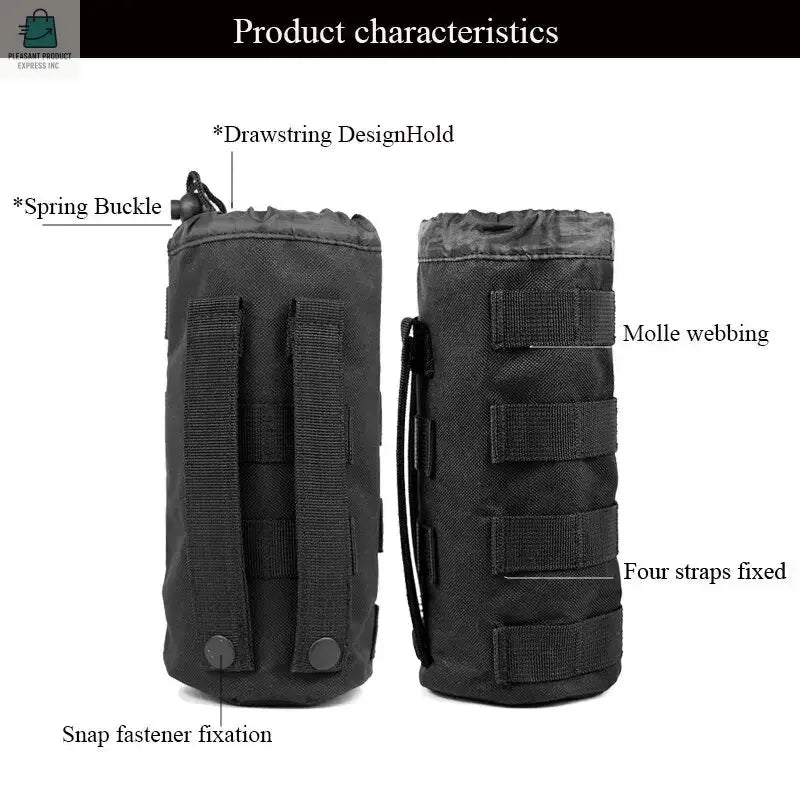 Water Bottle Bag Multi-Function Outdoor Adjustable DrawstringPleasant Product