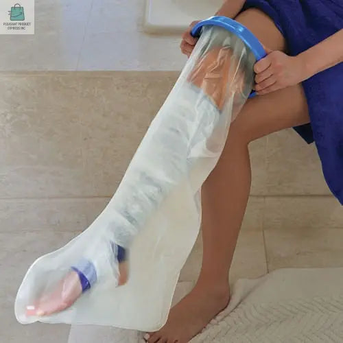Waterproof Cast & Bandage Protector  Adult Short Leg-0