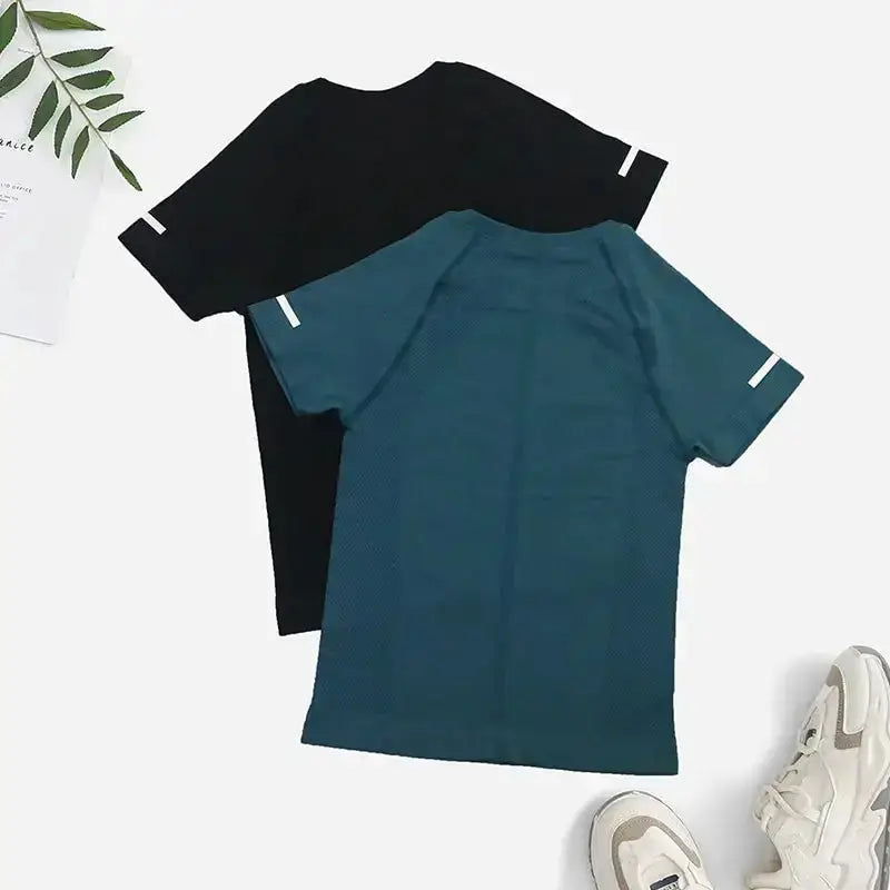 Women Seamless Yoga TShirt Female Fitness 2 PiecePleasant Product