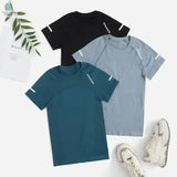 Women Seamless Yoga TShirt Female Fitness 2 PiecePleasant Product