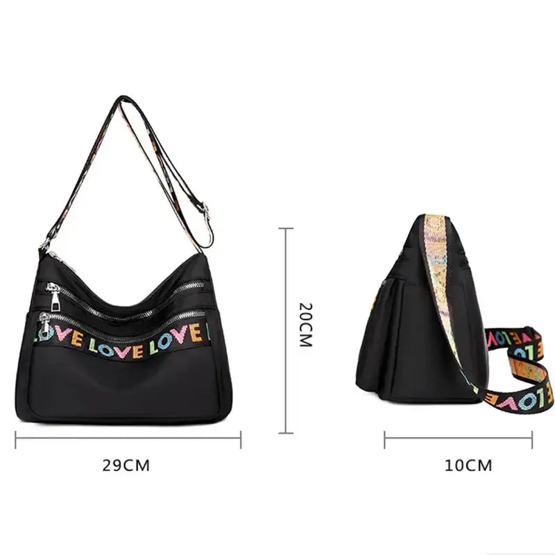 Women's Crossbody Bag Waterproof Nylon Oxford Shoulder MessengerPleasant Product