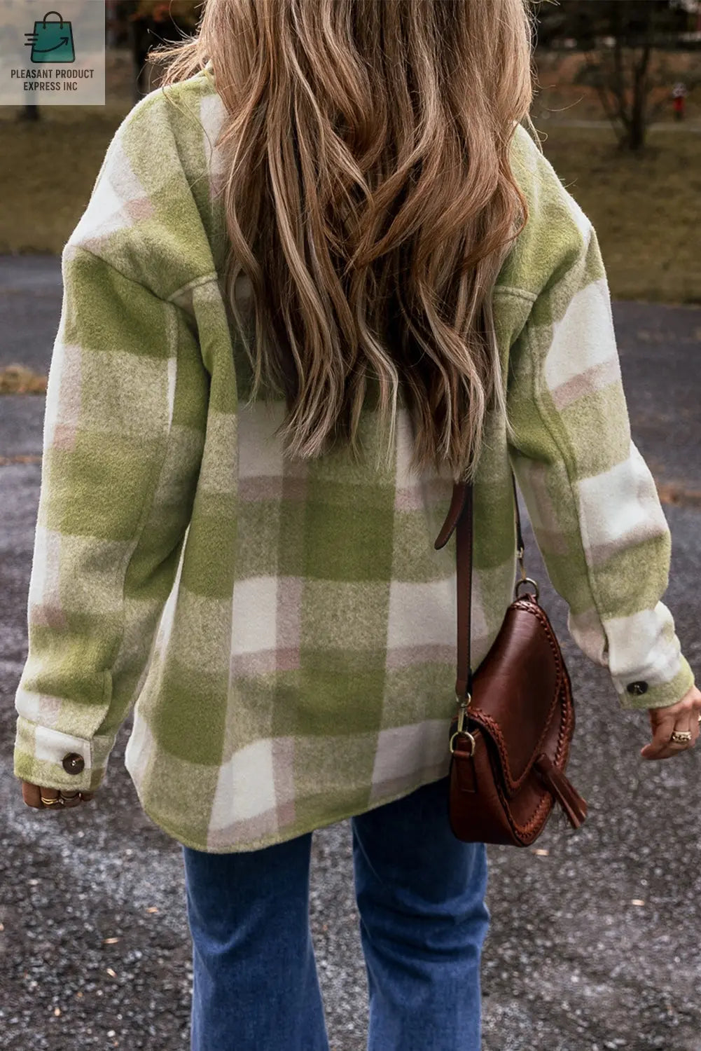 Wren Buttoned Flap Pockets Baggy Shacket-1