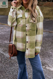 Wren Buttoned Flap Pockets Baggy Shacket-2