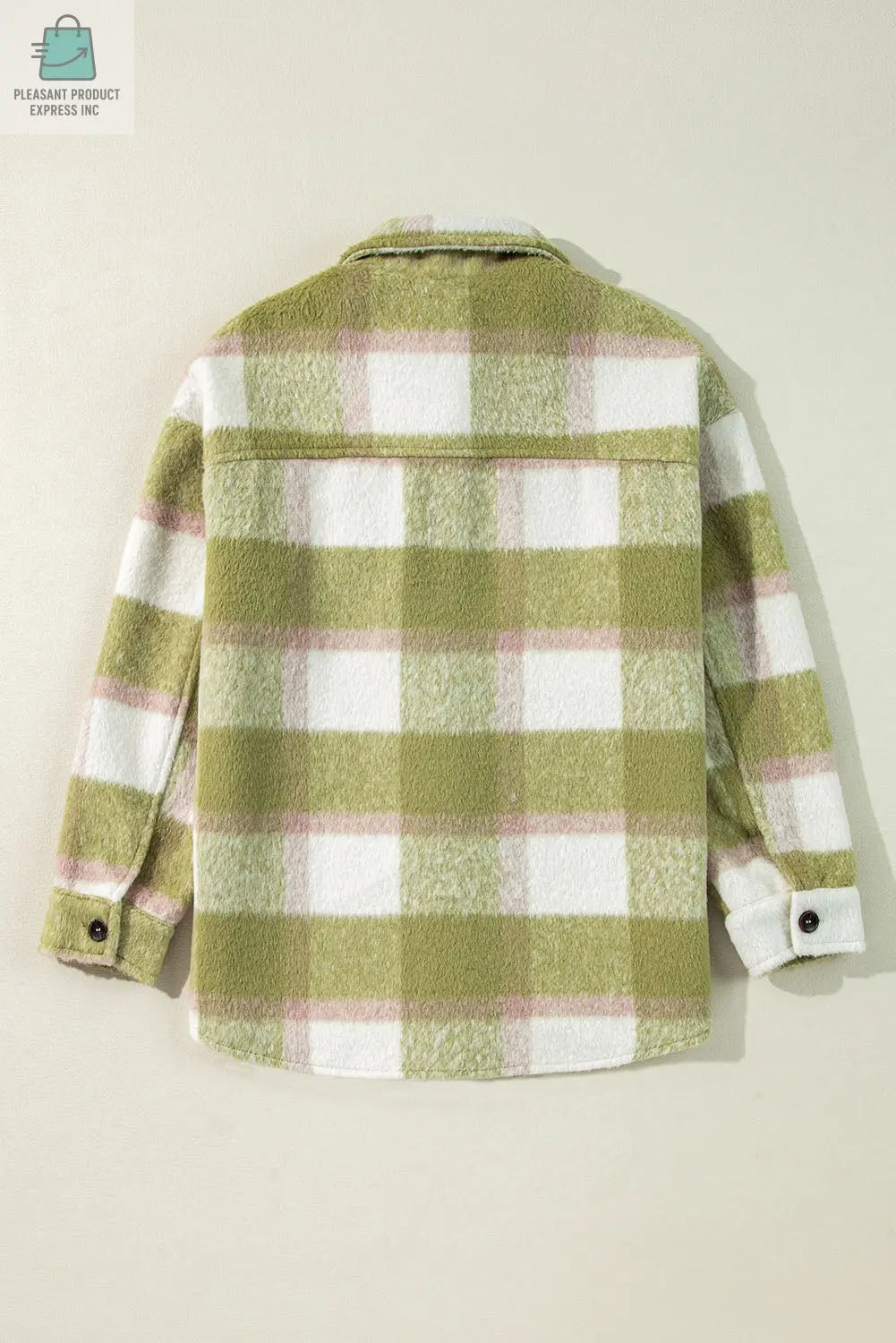 Wren Buttoned Flap Pockets Baggy Shacket-4