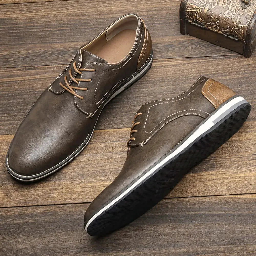 fashion Comfortable Men Leather ShoesPleasant Product